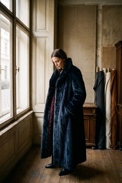 Aurélia · Mink Longcoat